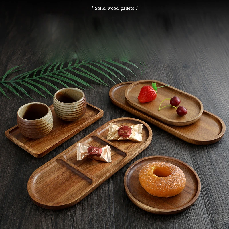 Wooden Trays Acacia Wood Food Serving Tray Wooden Serving Platter Charcuterie Board Set Charcuterie Trays