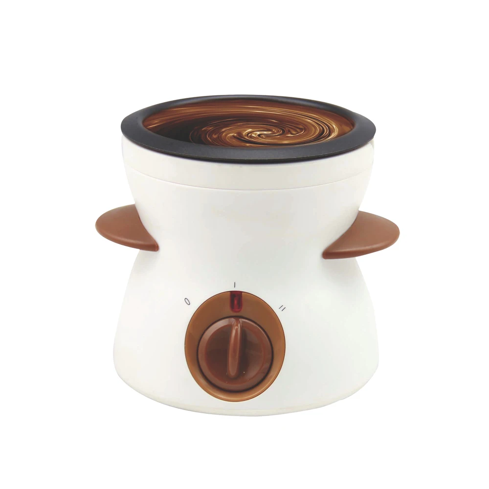 Chocolate Fondue Pot for Melting Chocolate 350ML Capacity CE RoHS ETL Approved Chocolate Cheese Melting Pot