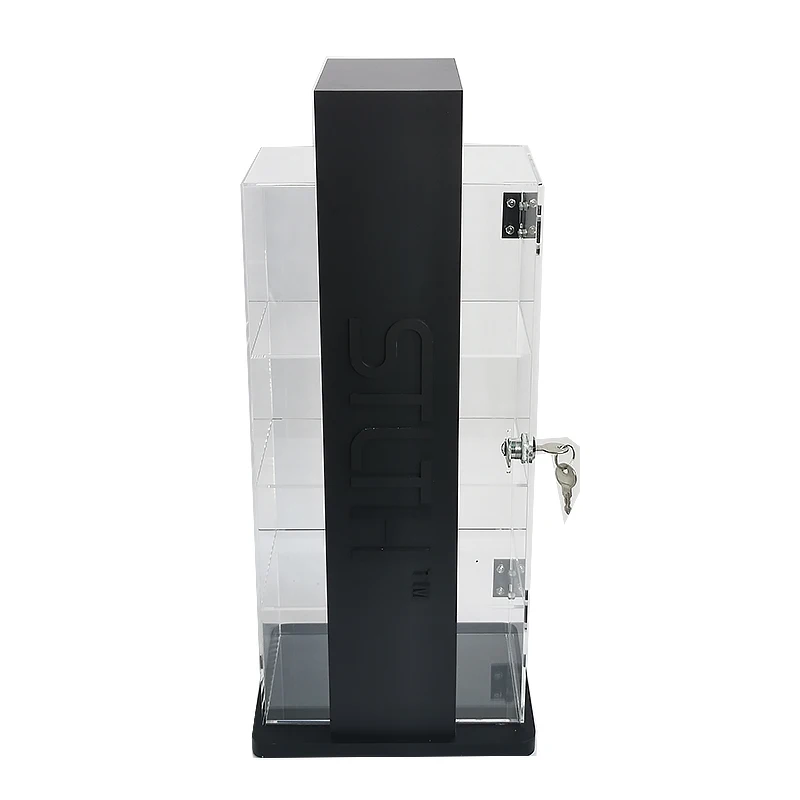 Secure and Stylish Cigarette Display Rack - Lockable Acrylic