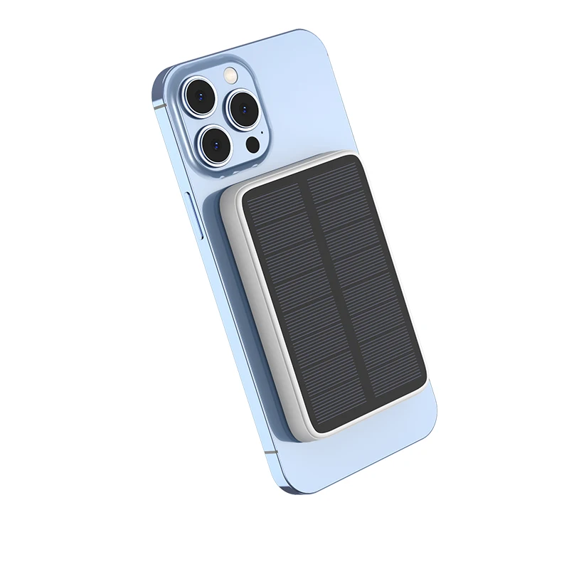 2022 New Product 3 in 1 Portable Solar Mobile Power Bank Mini Portable Charger for Smart Phone for Earbuds Case