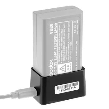 Godox VC26 USB Charger for V1 Speedlight Flash Photo Studio Accessories (Without Battery) detail image