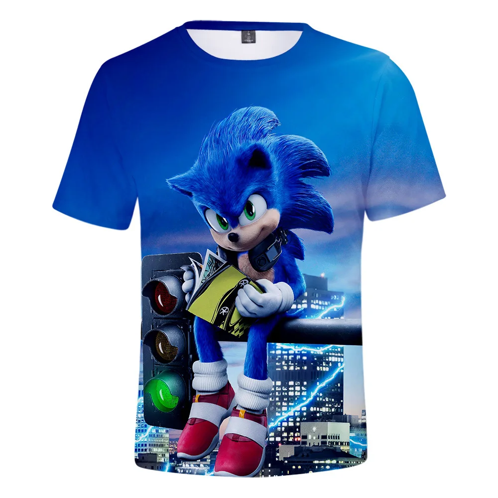 camiseta do sonic adulto