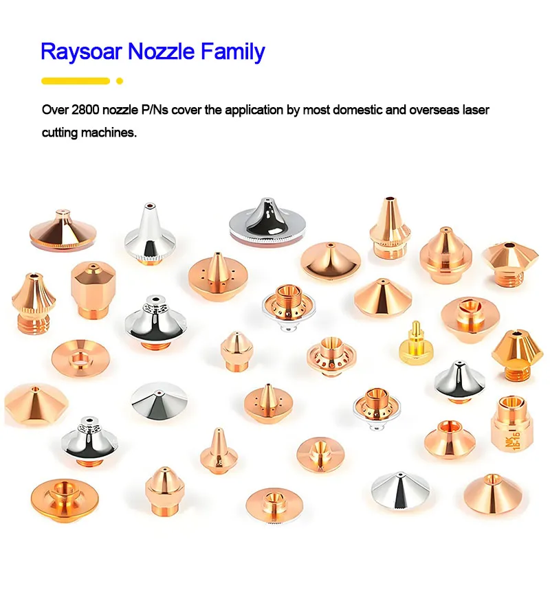 Hexagon Bodor Laser Nozzle LBDN01/02 High Speed Cutting D32mm M14 for Single Layer New Condition for Bodor Fiber Cutting Machine