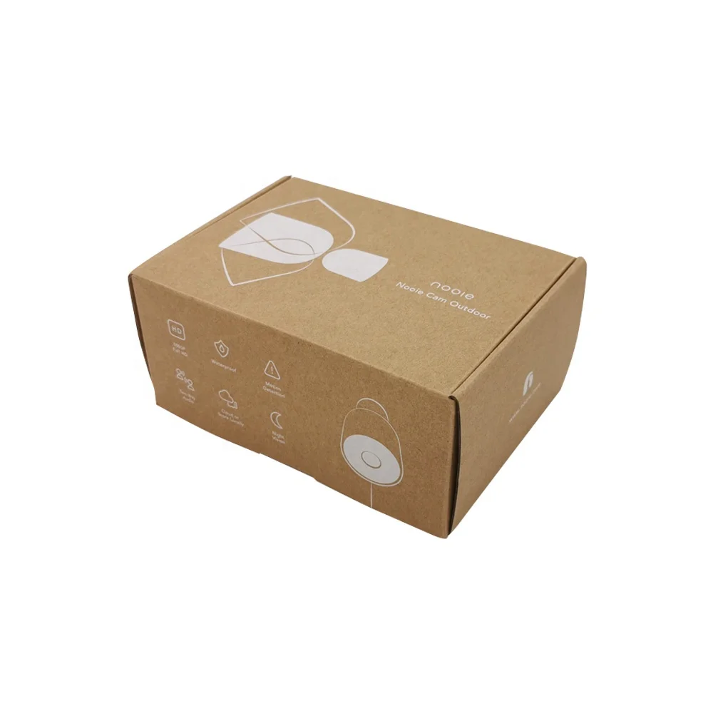 Recycled Brown Kraft Paper corrugated carton shipping packaging box mailer  box