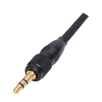 Screw Lock Stereo DIY Connector Audio Adapter  3.5mm (1/8 Inch) TRS Male Connector for Sennheiser Sony Microphone