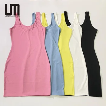 Liu Ming 2022 New Arrivals Cheap Women Clothing Custom Logo Casual Sexy Evening Bodycon Mini Dresses For Woman