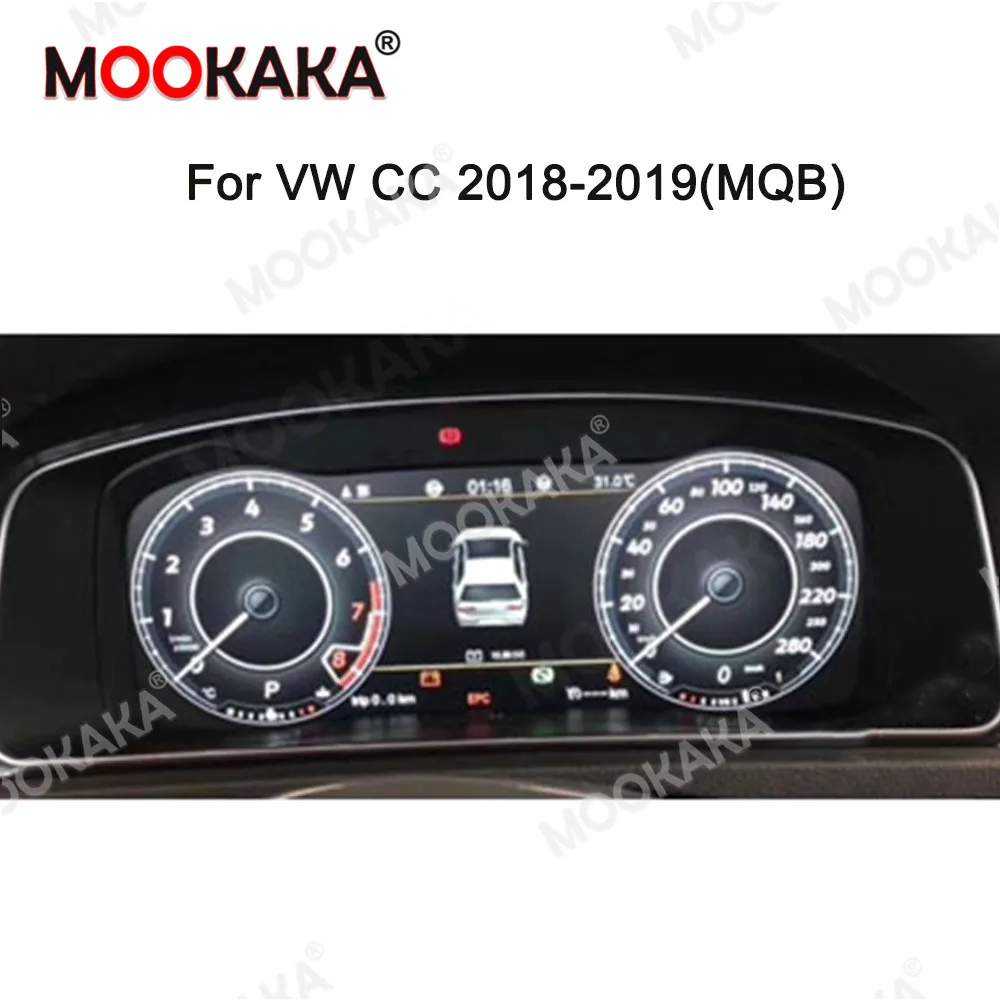 Android Car Instrument Dashboard Display for Volkswagen VW Series Multimedia Car Radio Dashboard Stereo Panel