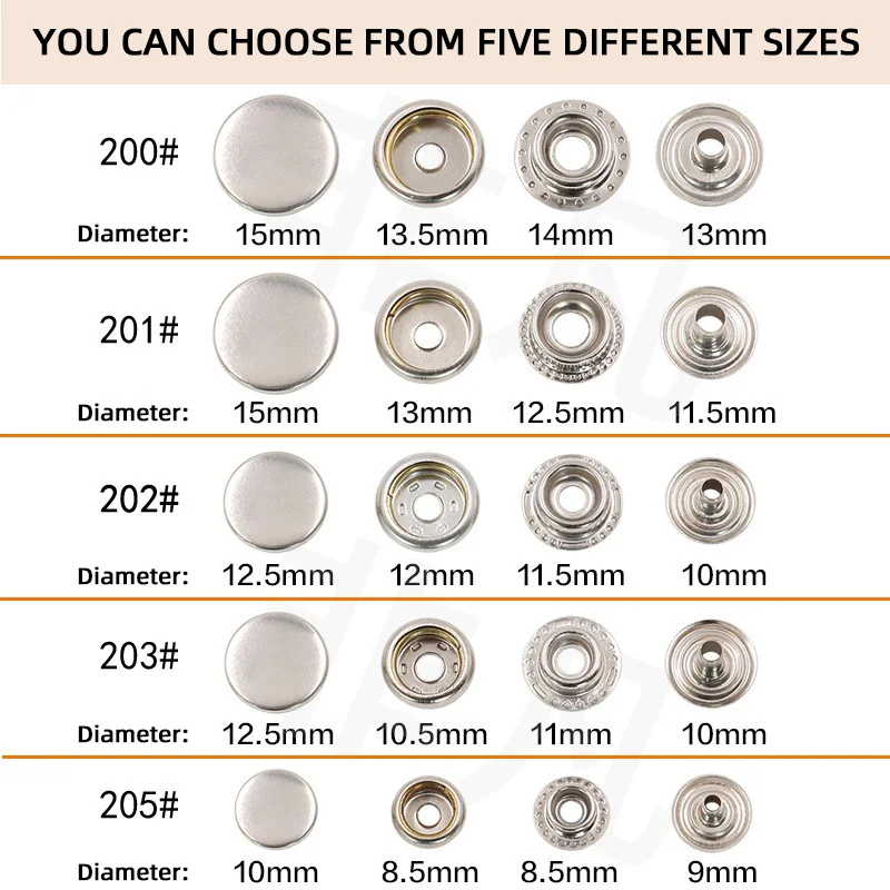 Custom Gold Logo Studs Rivets Metal Clothes Button Jeans Metal Snap ...