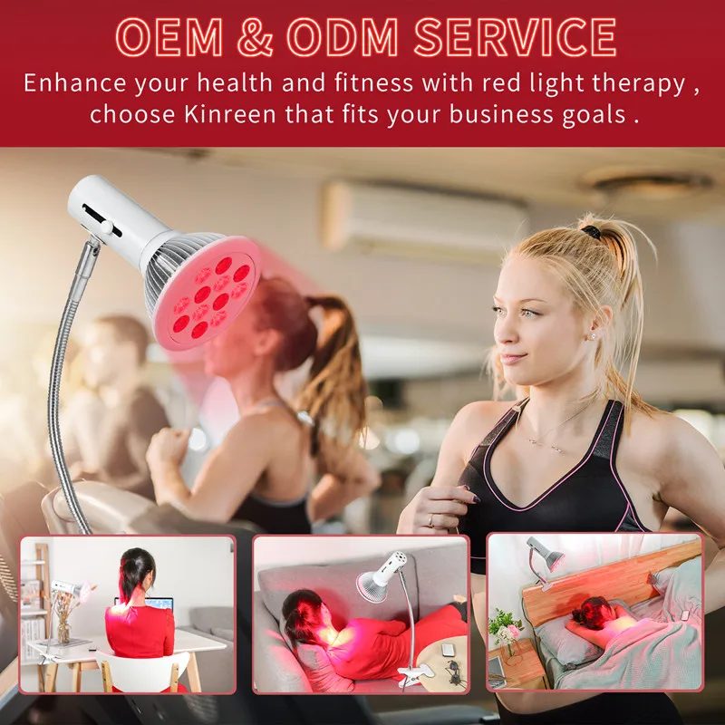 Portable  Pulsed Led Light Red Therapy Device 660nm 850nm Red Light Therapy for Joint Pain