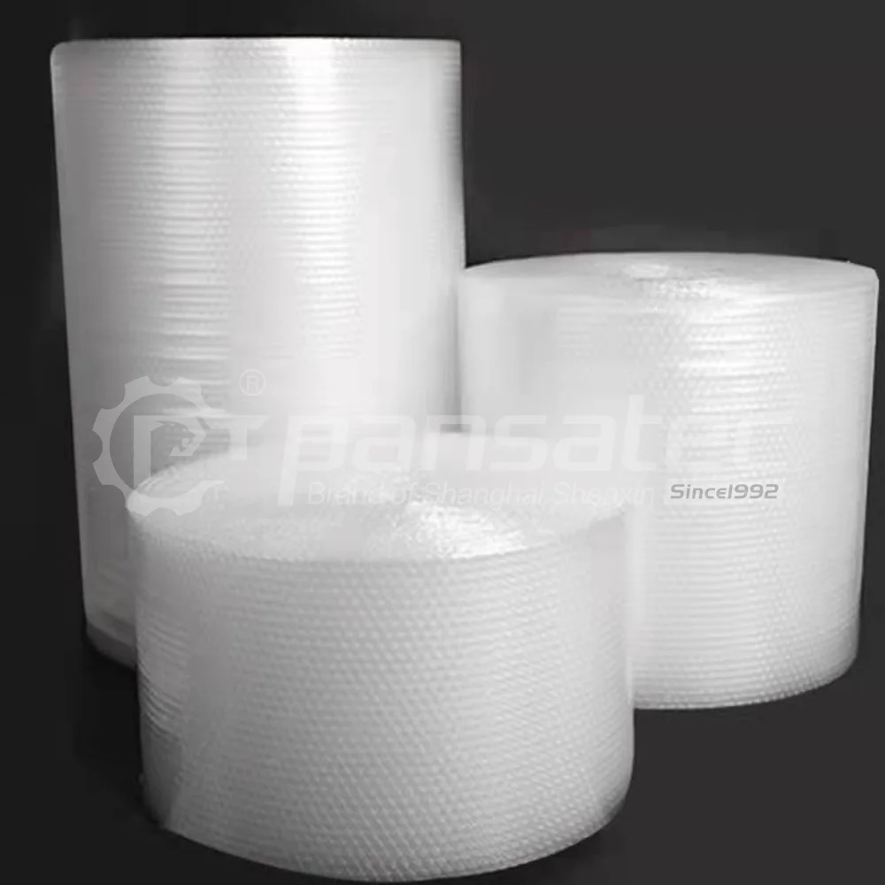 Pansatec Two-Layer PE Cast Stretch Film Machine Air Bubble Plastic Sheet Application with Motor and PLC Core Components