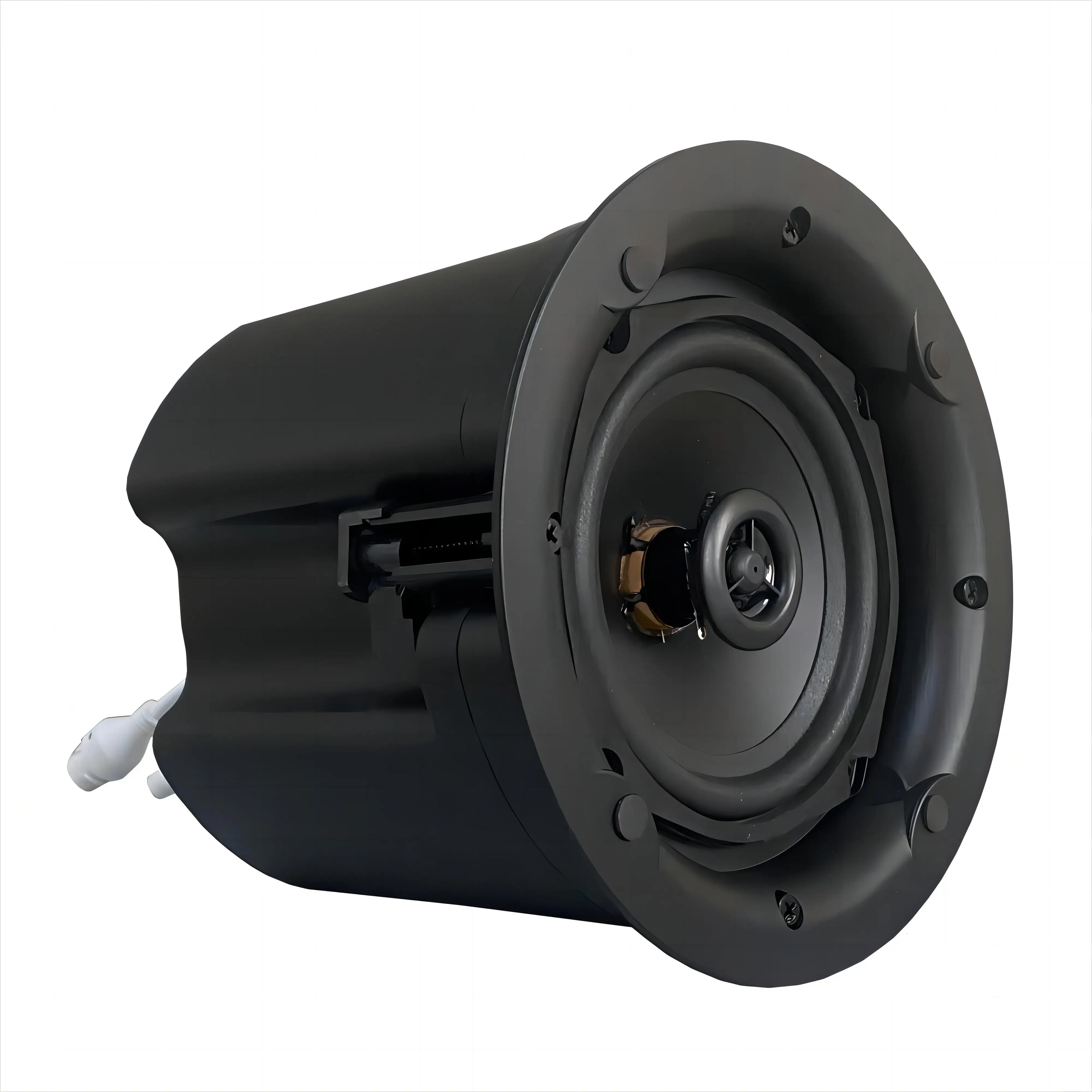IP Network Audio SIP/IP/POE RJ45 Ceiling Speakers Installed in School Hotel Shopping Mall Hospital Building