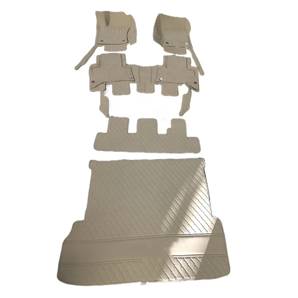 Высококачественные автомобильные коврики водонепроницаемые устойчивые к истиранию Нескользящие 7d для 2022 PRADO