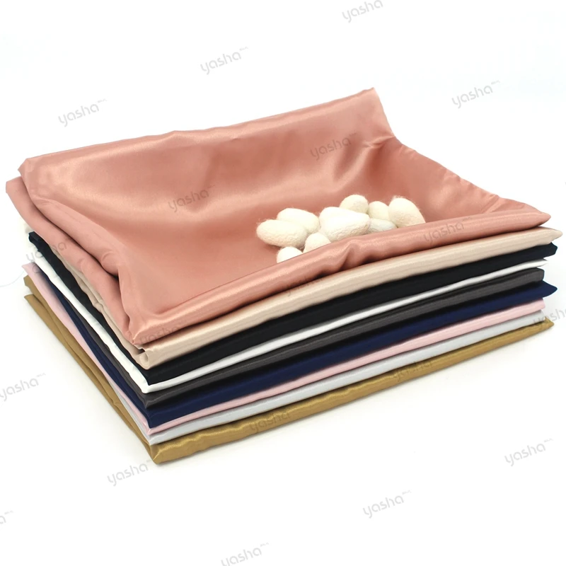 Custom Printed Label Real Mulberry Silk Fabric Natural Silk Fabric for Clothes