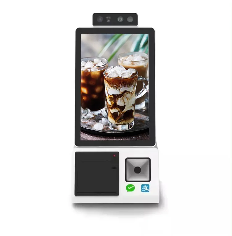 Touchscreen Android Checkin Terminal for Fast Food Restaurants