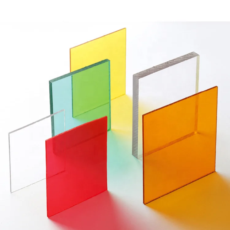 UV Coated Flat Solid Polycarbonate Sheet Bendable Roof Panels