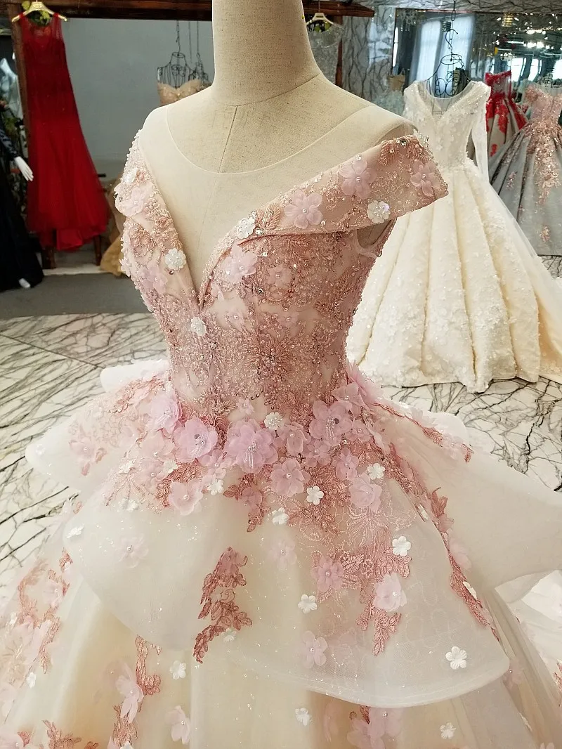open lace back dress Hot Pink Princess A-line Lace and Tulle Prom Dress  Dreamdressy