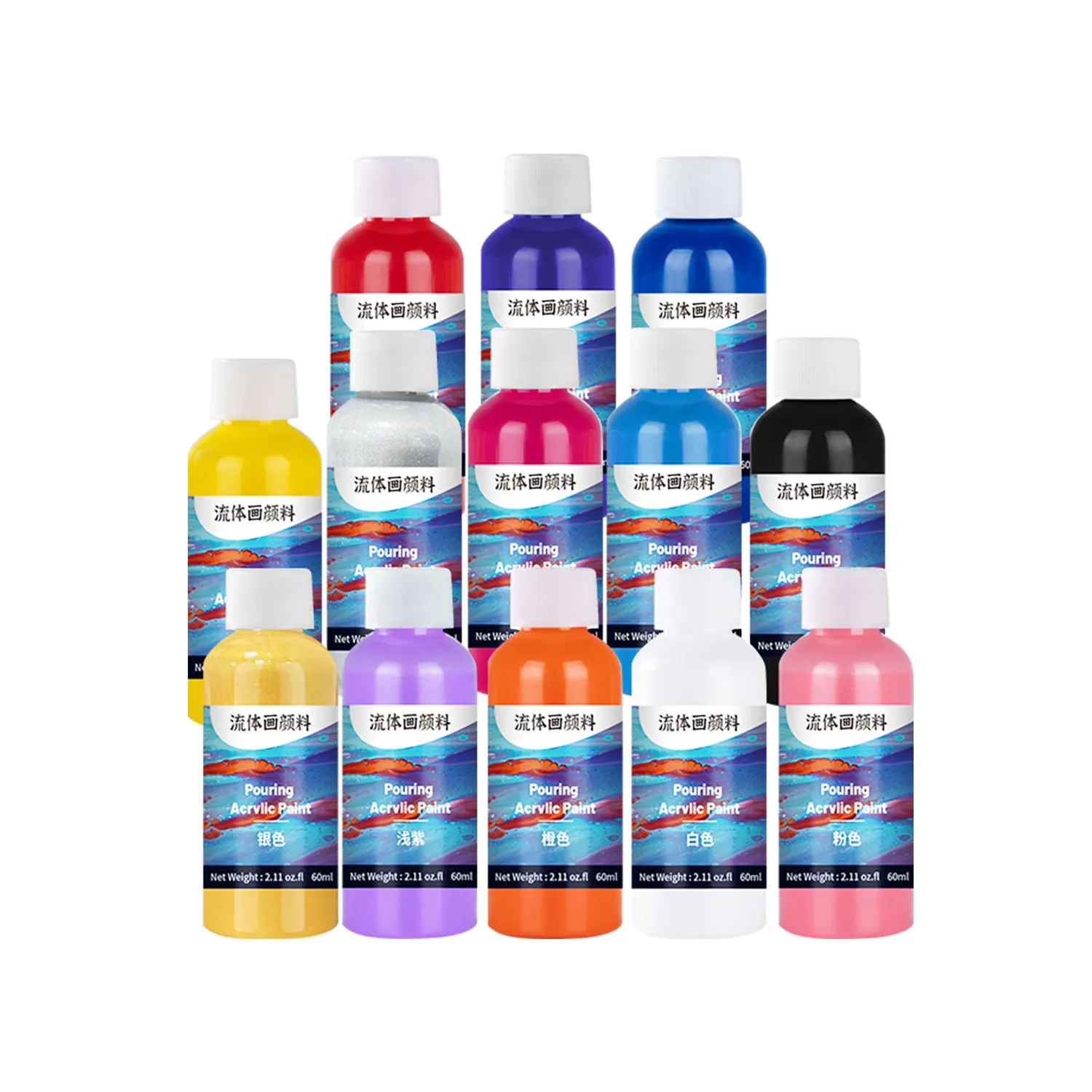 Sargent Art Acrylic Pouring Medium Kit, Assorted