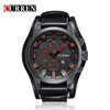 Black Case Black Red Dial