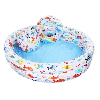 Children's ocean ball pool indoor household baby fence kid toy plastic inflatable swimming pool game