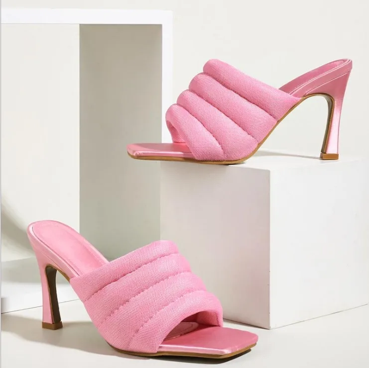 Zapatillas de cuero, tacones delgados para el trabajo de oficina y calle –  MarketModa
