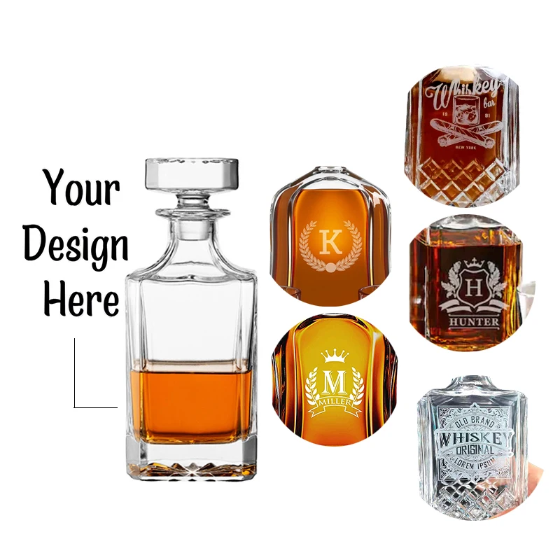 Custom Atypical Shape Bottle Whisky Personalized Wholesale European Box