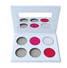 6 pans white palette with mirror