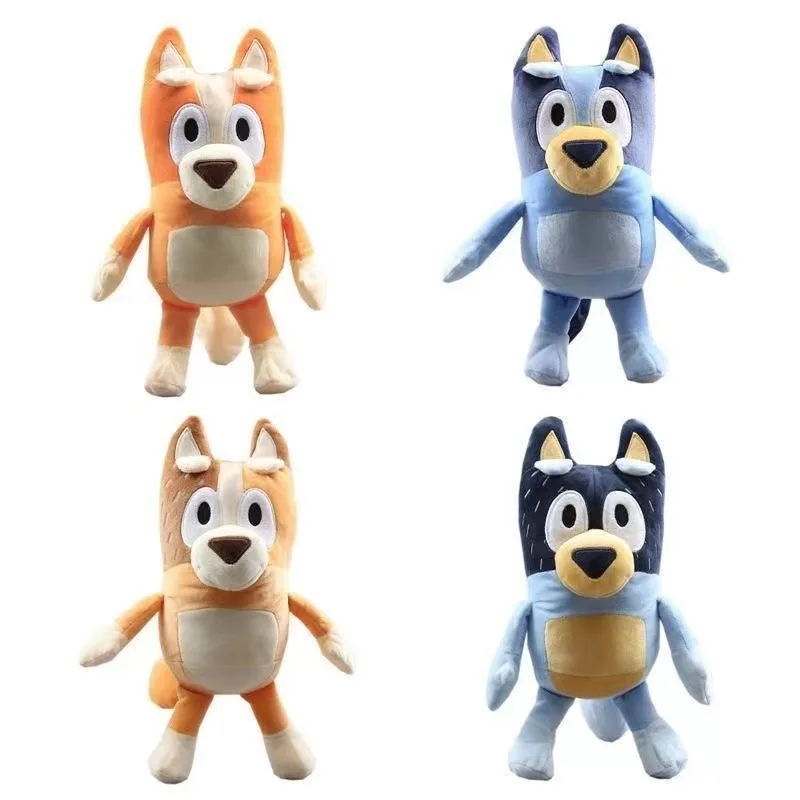 28cm Blueys And Bingo Plush Toys Set Bandit Soft Toys Chilli Heeler