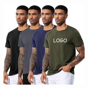 Custom Printed Packaging Quick Dry T-shirts Blank Streetwear Print Boxy T Shirt Heat Transfer Tshirts with logo for Men