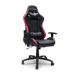 Swivel Reclinable Swivel Solid Black Home and Office Gaming Chair with Adjustable Armrest and RGB LED Light for Home and Office