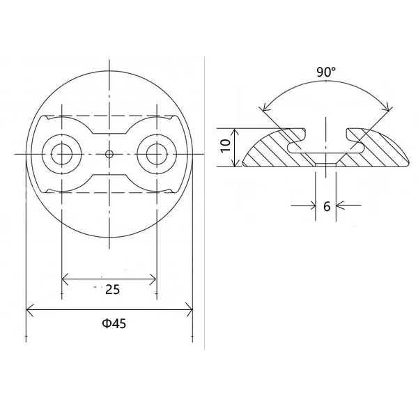 Airline Style l-track Airline Track Tie Down Rails Recessed Mounting L track with Dust-proof Cover details