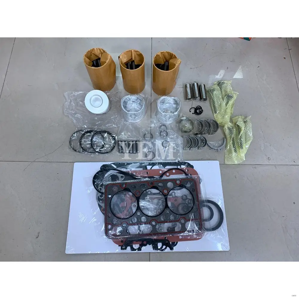 Original Factory Quality OEM Overhaul Rebuild Kit With Piston Rings Liner Bearing Valves Gasket Set for Kubota D1402 Engine