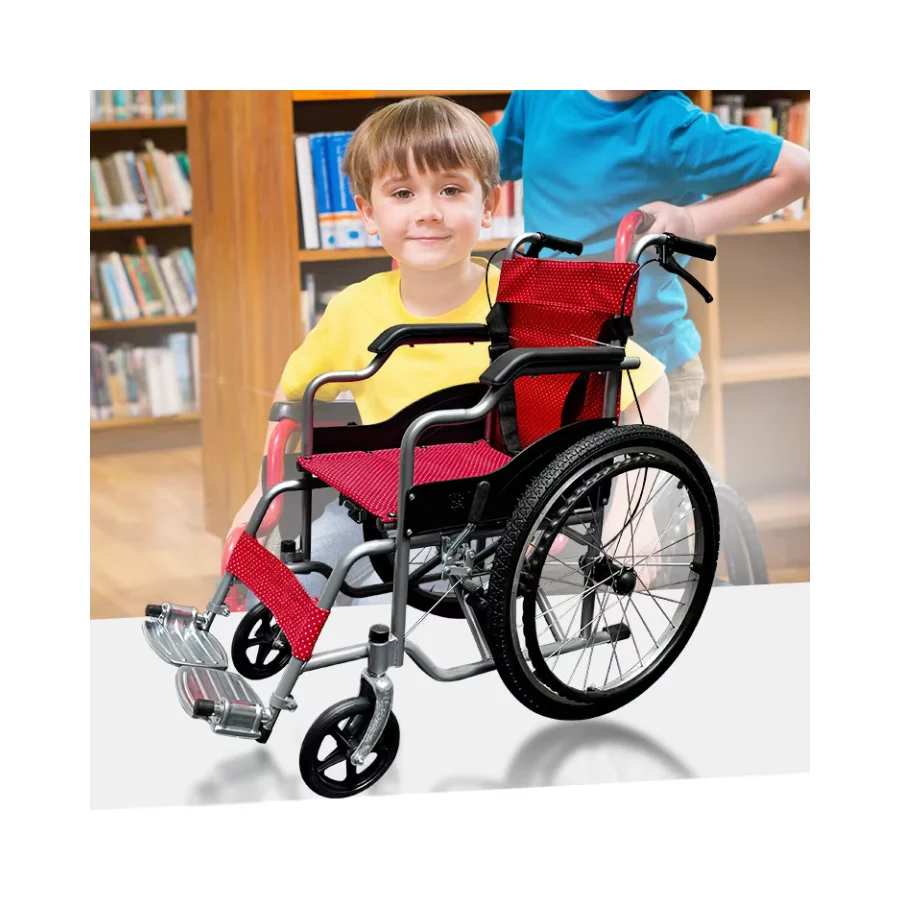 Custom Ultralight Children Manual Wheelchair Pediatric Wheelchair in Saudi Arabia Pakistan Germany Turkey
