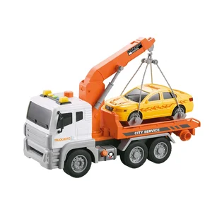 Wholesale Wrecker Transport and Builder Friction Truck Toy