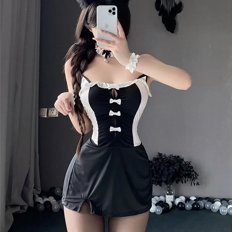 Adult Sexy Cat Girl Uniform Cosplay Lingerie for Role Play in the  Bedroom-Premium Quality Costume