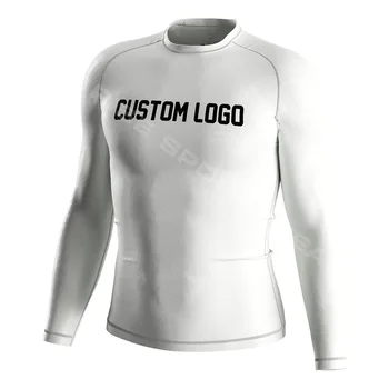 Custom Logo Men Women Long Sleeve Printed Rash Vest Surf Sports ...