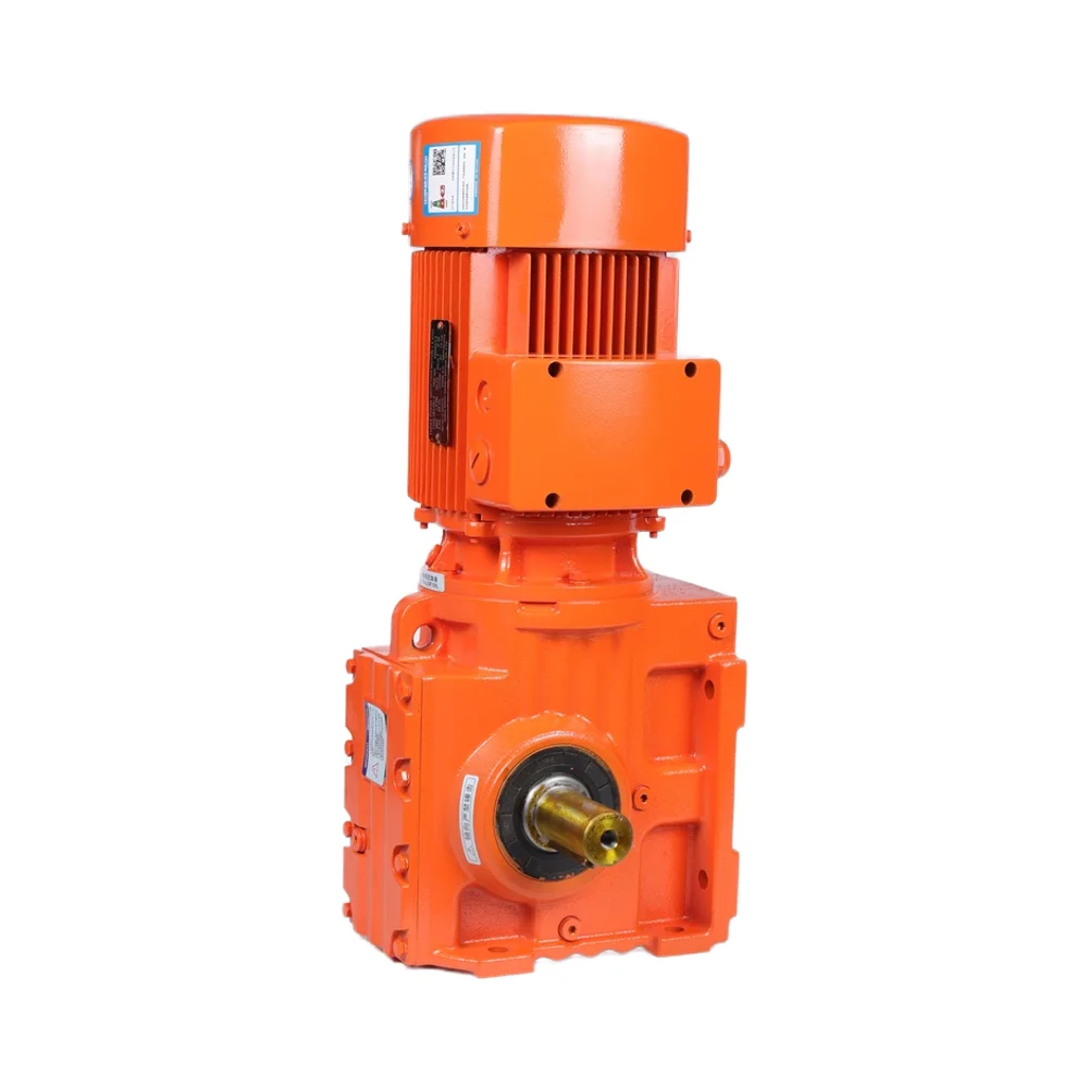 High Precision S Series Reducer Spiral Bevel Helical Speed Reduction Drive Worm Gearbox