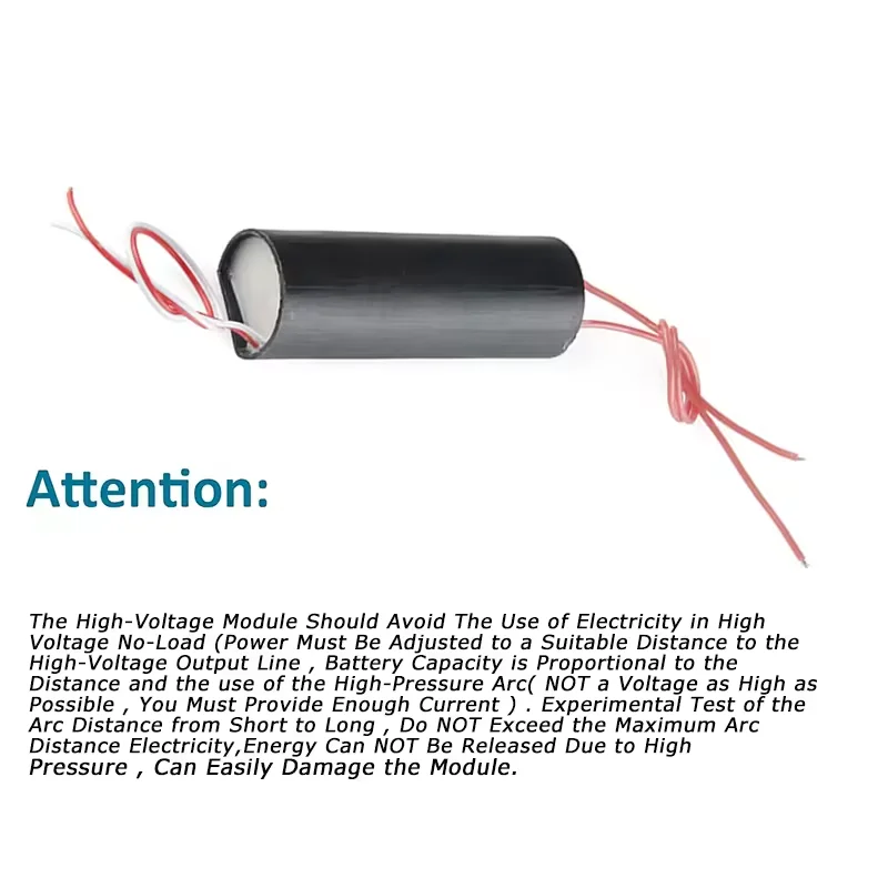 Pulse DC High Voltage Converter High Volt Generator Stun Gun Module for Electronic Demonstrations and Experiments