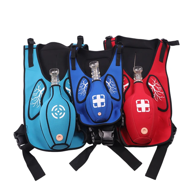 DARHMMY Heimlich First Aid Training Vest Trachea Infarction Airway Obstruction Blockage Choking Simulator Medical Science Wear