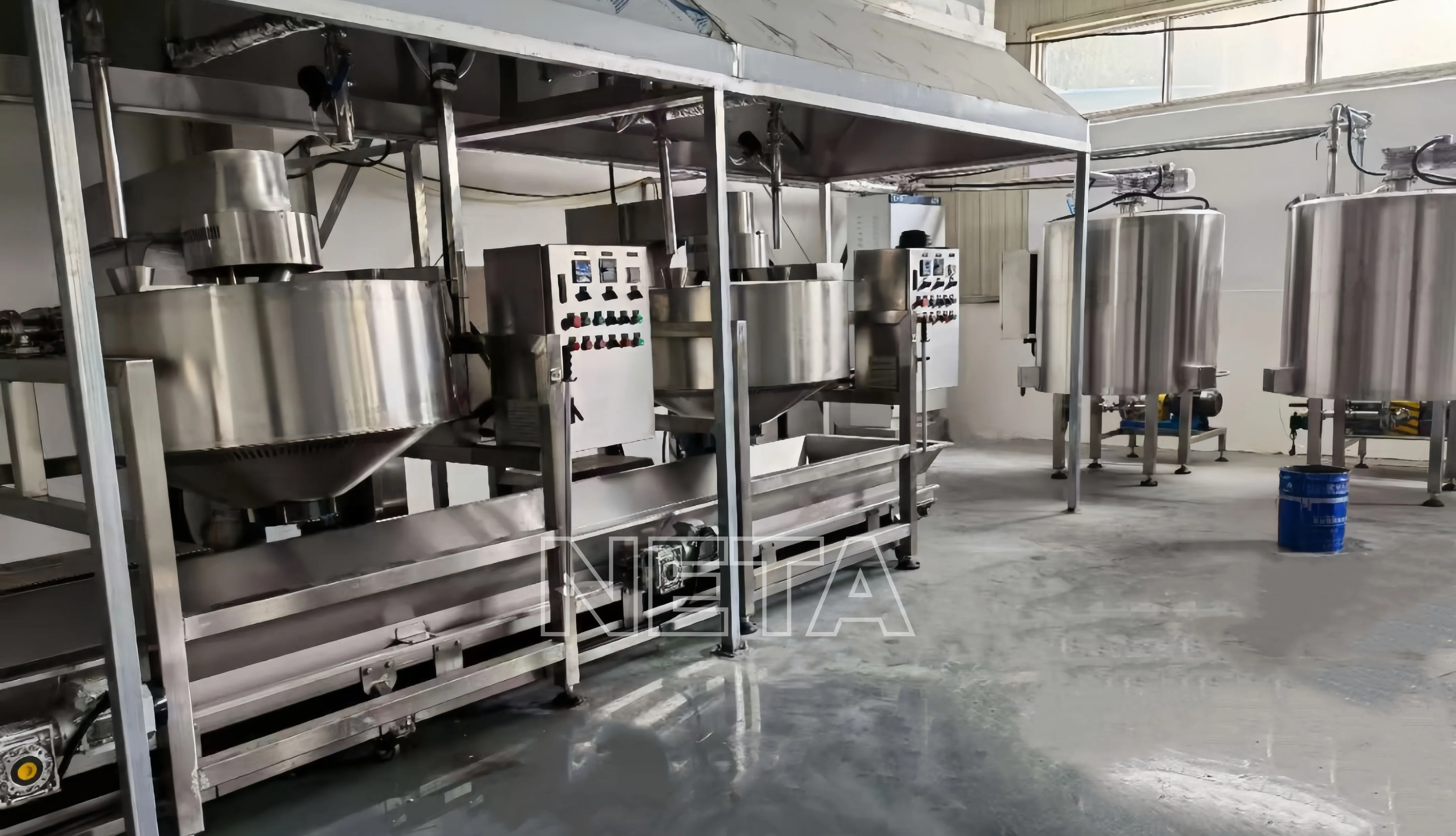 Full Automatic Healthy Popcorn Pop Corn Making Machine Production Line 