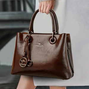Leather Tote Bag for Women Handbags Chinese Ladies KAIDIFEINIROO Kangaroo Factory Brand Luxury Top Quality Shoulder Bags