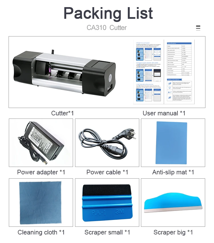 App Control Intelligent Screen Protector Film Cutter Hd Large Touch Screen TPU Film Cutting Machine