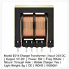 Transformateur de chargeur EE16 Entrée 24V CC Sortie 5V CC 8W