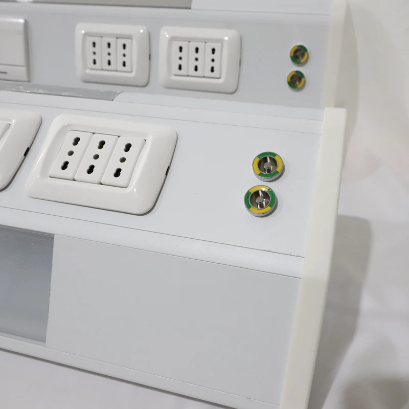 Aluminum Bed Head Bed Head Panel With Oxygen Flowmeter