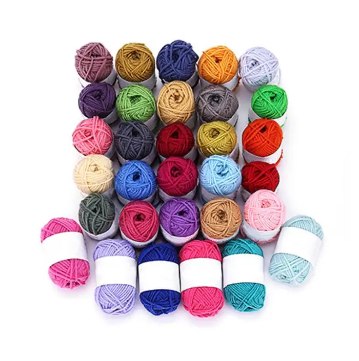100% Acrylic Yarn DIY Knitted Crochet For Doll and Sweater