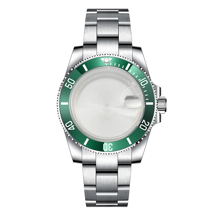 Orologi da polso parti Fit ETA 2836/2813 Miyota 82 serie NH35 movimento  cassa orologio 40mm ceramica lunetta acciaio inossidabile cinturino e cassa