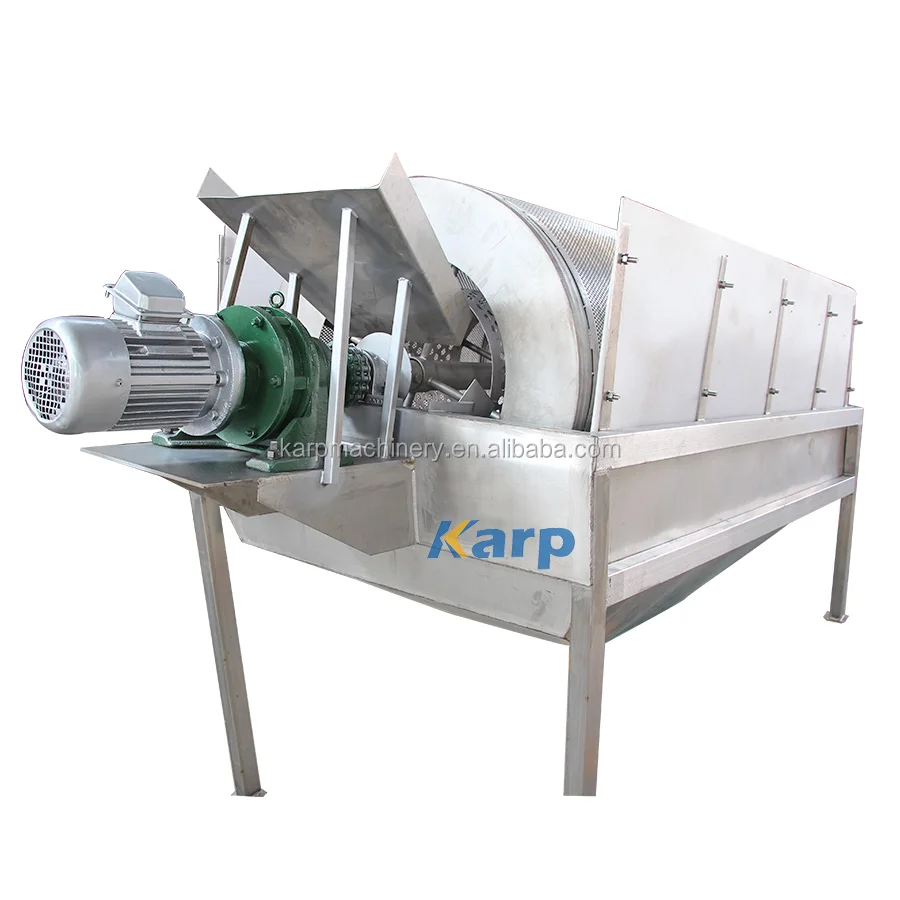 Raw Sand Trommel Screen Industrial Rotary Drum Sieve Stone Vibrating Sifter