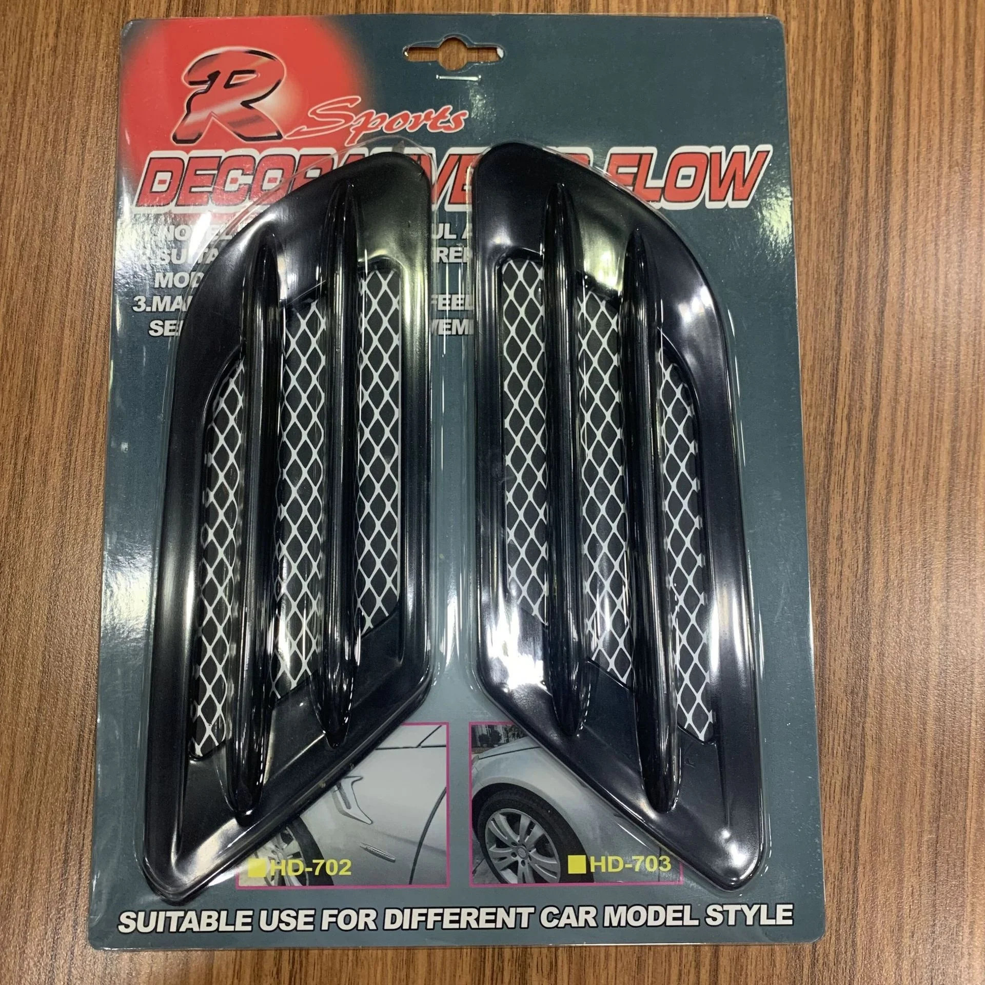 JNNJ 2Pcs Car Laterale Vent Vent Cover Trim, Universale Griglia Laterale Per Flusso D'Aria Per Auto, Rivestimento Di Prese D'Aria Laterali Decorative, Universali Car Styling Accessori(Fibra-Carbonio