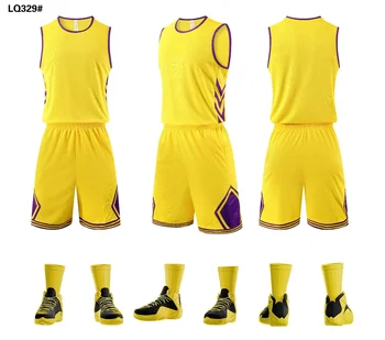 RTS Leisure Basketball Set Plus Size Dry Breathable Fabric Printed Jersey Printed Basketball Clothes