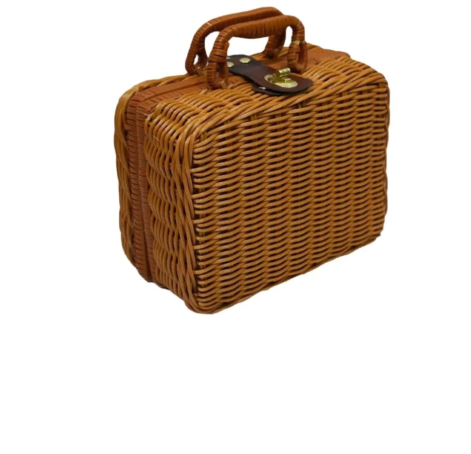 Wicker Suitcase Woven Wicker Storage 