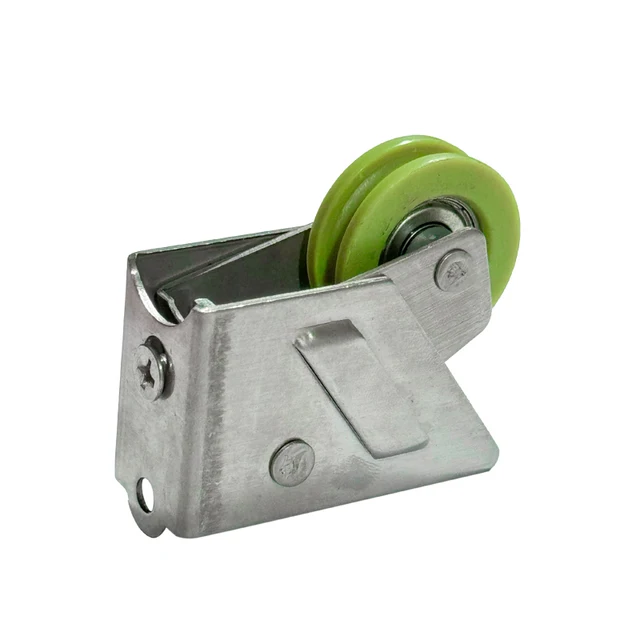 Aluminum Sliding Door Window Accessories Roller Wheel Pulley with High-Quality Nylon Bearing